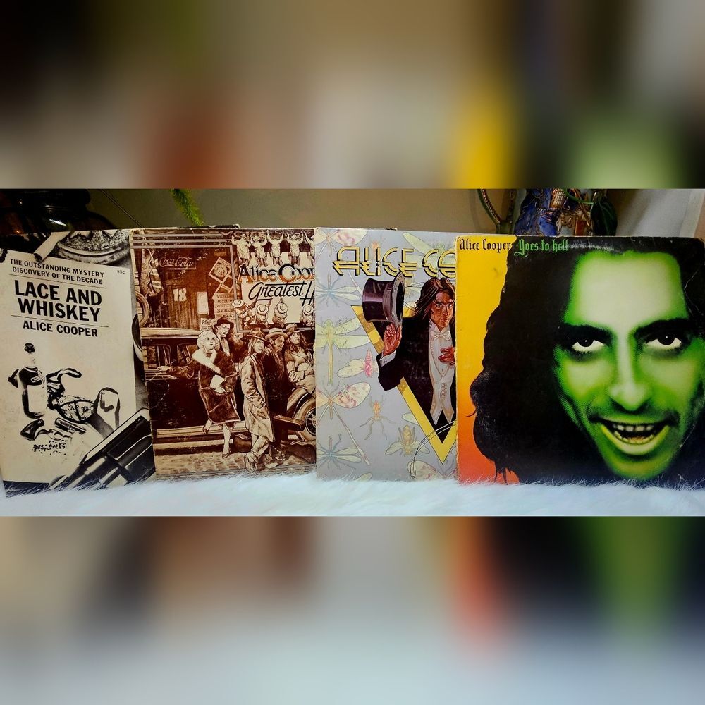 Alice Cooper Vinyl Record Collection